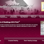 Beautiful Celebrations website