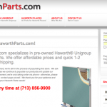 Haworth Parts website